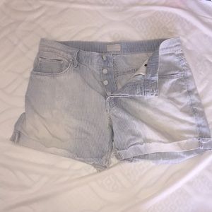 Mother shorts distressed and light weight